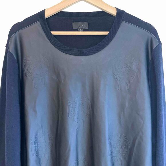 Stories by Kelly Osbourne Vegan Leather Sweatshirt - Picture 2 of 7